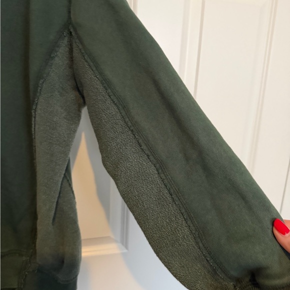 Aerie Deep Green V-Neck Top - Picture 4 of 6